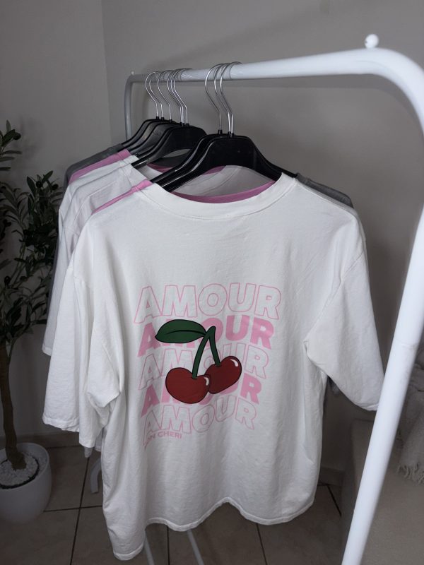T shirt amour blanc